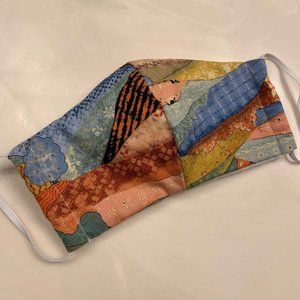 abstract print washable face mask